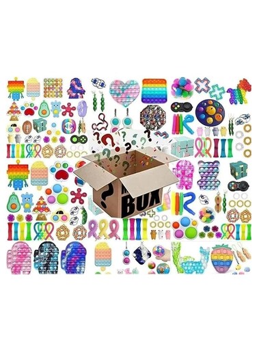 Mystery Box Surprise Bag 10 Pieces of Gift, Educational Toys (COULD BE ANY NOVELTY TOYS INSIDE). GOOD LUCK (Age 5+)