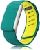 Silicone Wristband Compatible with Whoop 5.0 Band, Comfort Durable Soft Adjustable Silicone Sports Loop Strap for Men &amp; Women, with U Shapped Connector  Green Yellow -One / Peak