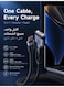 Mcdodo 2 in 1 USB C to USB C + MagSafe 3 Cable 240W/140W Fast Charging 2m CA-0140 Black, PD Data Cable for MacBook Laptop, High Speed Sync Durable Charger Cord