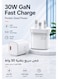 Mcdodo 30W USB C GaN Fast Charger UK Plug CH-0581 Black, Mini Compact PD Wall Adapter for Phones Tablets Laptops, Portable High Efficiency Charging Brick