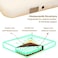 Travel Inflatable Bed with Built in pump Foldable Portable Air Bed with Carry Storage Bag for Home Camping, Beige Single