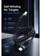 Mcdodo Magnetic Self Winding USB C to Lightning Cable 36W Fast Charging 1.2m CA-2010 Black, Tangle Free PD Data Cable, High Speed Sync Charger