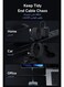 Mcdodo Magnetic Self Winding USB C to Lightning Cable 36W Fast Charging 1.2m CA-2010 Black, Tangle Free PD Data Cable, High Speed Sync Charger
