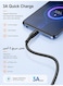 Mcdodo Micro USB Cable 1m CA-2281 Black, Fast Charging & Data Sync Cable for Android Phones Tablets Power Banks, Durable USB to Micro USB Charging Cable