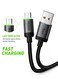 Mcdodo Micro USB Cable 1m Fast Charging CA-3990 Black, USB A to Micro USB Data Cable with LED Charging Light, High Speed Sync, Durable Charger Cord