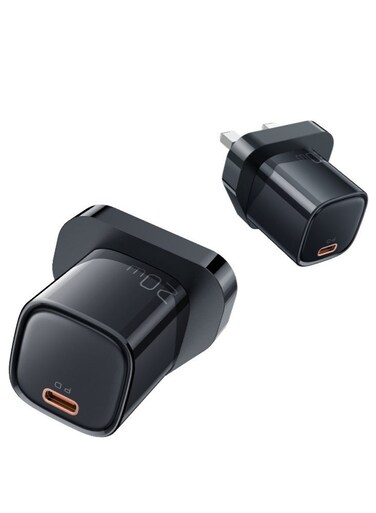 Mcdodo 20W USB-C Fast Charger, UK Plug, With USB-C Cable 1.2m, iPhone and Android, Black, CH-4015