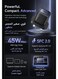 Mcdodo CH-4380 45W USB-C PD Ultimate Mini GaN Fast Charger UK Plug Black Single Port Type-C Wall Adapter