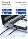 Mcdodo 60W USB-C to USB-C Bending Reinforced Cable 1m, PD Fast Charging, Nylon Braided, for iPhone 15 16, Samsung Galaxy, Android, Tablets and Laptops, Black, CA-5641