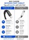 Mcdodo 36W USB-C to USB-C Fast Charging Cable for Samsung/Apple, 3 Meter Length, Black