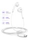 Mcdodo Type-C Wired Earphones Element Series with Mic – USB-C Stereo Headphones for Android Phone, Tablet, Laptop – White (HP-6071)