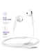 Mcdodo 3.5mm Wired Earphones Element Series with Mic – Stereo Headphones for Android Phone, Laptop, Tablet – White (HP-6081)