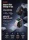 Mcdodo CH-8300 70W GaN Travel Charger UK Plug 1C+1A 2 in 1 with Built-in Apple Watch Charger Black USB-C PD Fast Charging Adapter
