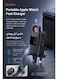 Mcdodo CH-8300 70W GaN Travel Charger UK Plug 1C+1A 2 in 1 with Built-in Apple Watch Charger Black USB-C PD Fast Charging Adapter
