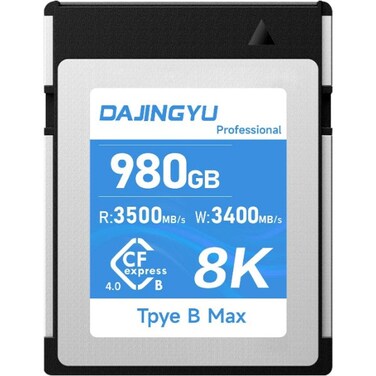 DAJINGYU 980GB CFexpress Type B Card &ndash; 3500MB/s Ultra Fast Memory Card (International Version)