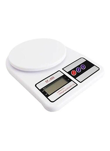 Scale Electronic Kitchen Scale White