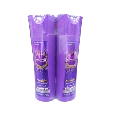 Feah Smooth Purple Shampoo Twin Pack   400ml x 2