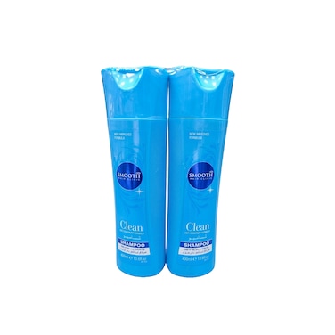 Feah Smooth Blue Shampoo Twin Pack   400ml x 2