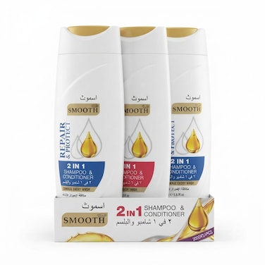 Feah Smooth Shampoo Triple Pack   200ml x 3