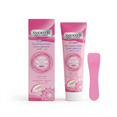 Feah Smooth Hair Removal Cream for Normal Skin   Pink   100ml