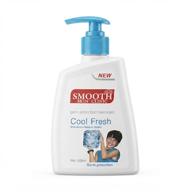 Feah Smooth Blue Hand Wash   Gentle Liquid Hand Soap   500ml