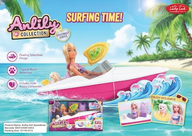 Anlily doll speedboat