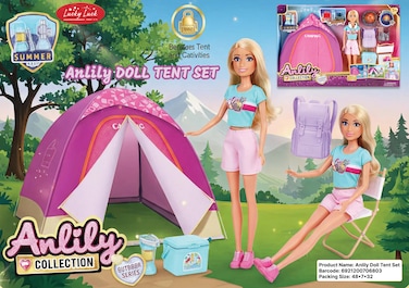 Anlily DOLL TENT SET