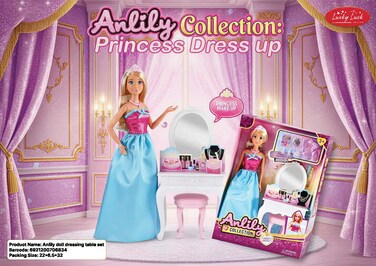 Anlily doll dressing table set