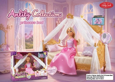 Anlily doll princess bed