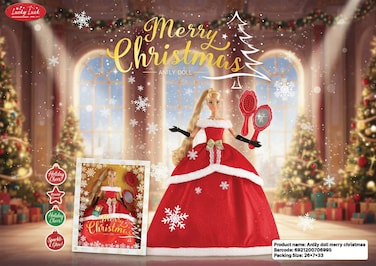 Anlily doll merry christmas