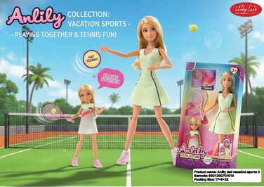 Anlily doll vacation sports 2