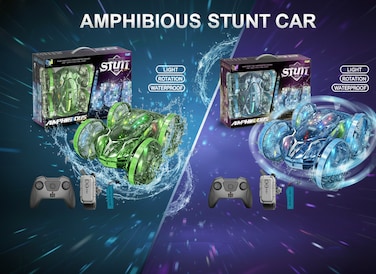 Amphibious Stunt RC Car