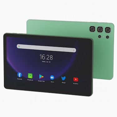 Modio M92 Tablet &ndash; 11 Inch HD INCELL Display, Android 13, 16+1TB, 10000mAh Battery, Dual SIM 5G, 13MP Camera, with Keyboard, Mouse, Pen &amp; Case (Green)