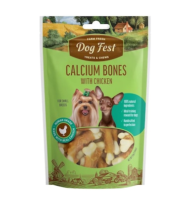 Calcium Bones With Chicken For Mini-Dogs - 55g