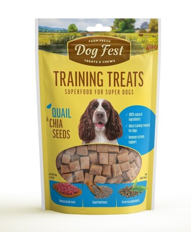 Training Treats Quail &amp; Chia Seeds 90g