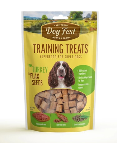 Training Treats Turkey &amp; Flax Seeds 90g