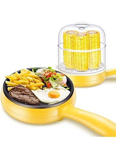 Strayelf Double Tier Rapid Egg Boiler   Electric Egg Cooker for 14 Eggs Omelets Maker and Vegetable Steamer with Auto Shut Off Feature,Poached, and Scrambled Eggs