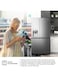 Hisense Gross 819L/Net 632L American Side By Side Refrigerator Fridge RS818N4IIE, Ice&amp; Water Despenser, Smart Connectivity, Digital Temp Sensor,Metal Tech Cooling, Muti Air Flow System, Dual Temp Control Zone, Durable Inverter, Moisture Fresh Crisper, Inverter RS818N4IIEI Inox