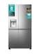 Hisense Gross 819L/Net 632L American Side By Side Refrigerator Fridge RS818N4IIE, Ice&amp; Water Despenser, Smart Connectivity, Digital Temp Sensor,Metal Tech Cooling, Muti Air Flow System, Dual Temp Control Zone, Durable Inverter, Moisture Fresh Crisper, Inverter RS818N4IIEI Inox