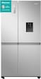 Hisense Side by Side Refrigerator 637L Two Door Fridge, Non plumbed Water Dispenser, Dual Temp Control Zone, Durable Inverter, RS3N668SMI3, Silver, 1 Year Full &amp; 5 Years Compressor Warranty