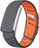 specton Silicone Sport Replacement Band Compatible with WHOOP 5.0, One, Peak, and Life Fitness Tracker &ndash; Breathable, Durable &amp; Comfortable   Not for Whoop Gen 4 Dark Grey Orange