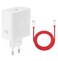 100W charger for OnePlus 12/11 and 10T phones, Warp charger replacement, with a 1m USB-C charging cable.