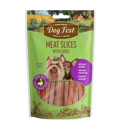 Meat Slices With Goose For Small Breeds