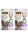 Dog Fest Dental Treats Twister for Adult Dogs &ndash; Duck 100g (14cm) Pack of 2   Chewy Oral Care