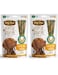 Dog Fest Chewy Dental Treats 100g Chicken for Adult Dogs &ndash; Pack of 2   Healthy Teeth &amp; Gums