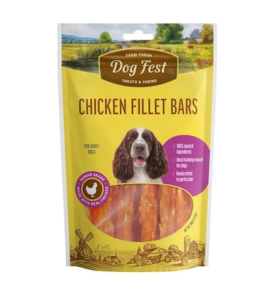 Chicken Fillet Bars For Adult Dogs - 90g