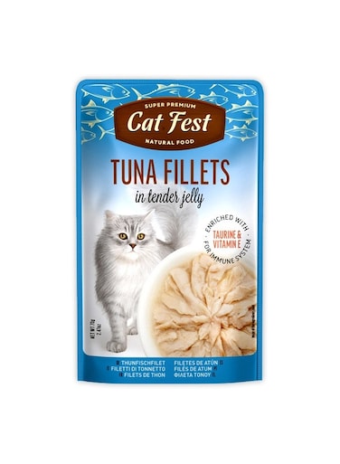 Cat Fest Tuna Fillets In Tender Jelly For Cats - 70g
