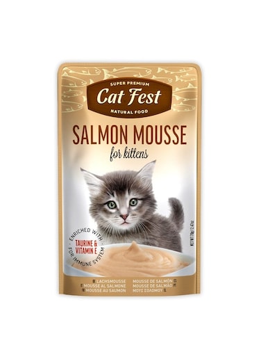 Cat Fest Salmon Mousse For Kittens - 70g
