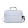 VIPTOUR Laptop Bag, Premium 15.6" With Multiple Compartments, Padded Shoulder Strap Silver