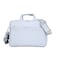 VIPTOUR Laptop Bag, Premium 15.6" With Multiple Compartments, Padded Shoulder Strap Silver