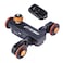 YELANGU L4X Camera Wheel Dolly II Electric Track Slider 3-Wheel Video Pulley Rolling Dolly Car with Remote Control for DSLR